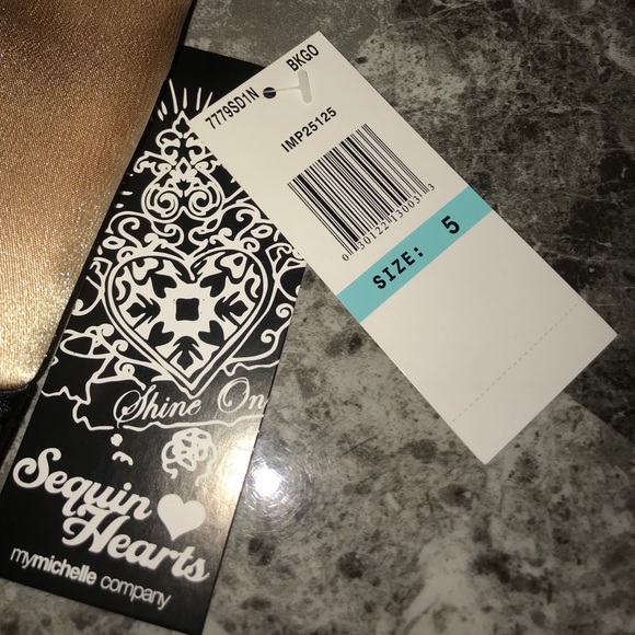 Black and Gold Cocktail Dress - Picture 3 of 8